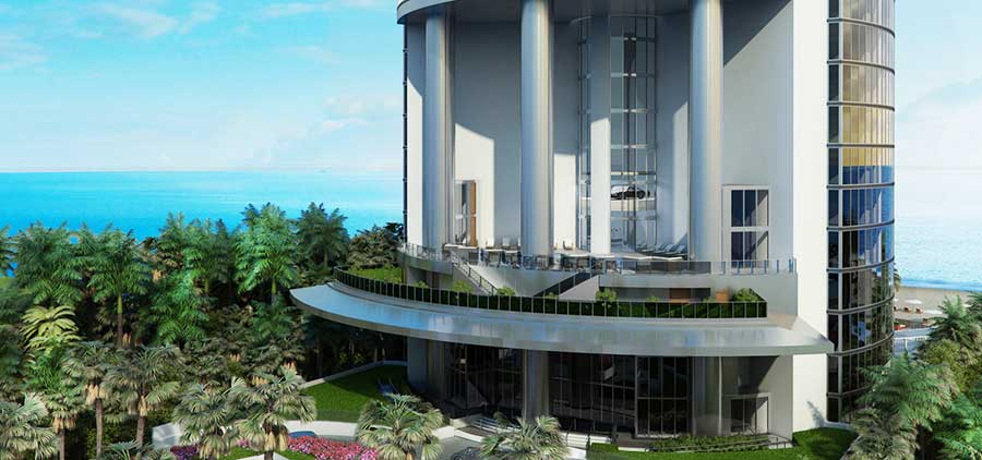 Porsche Design Tower - new developments at Sunny Isles Beach